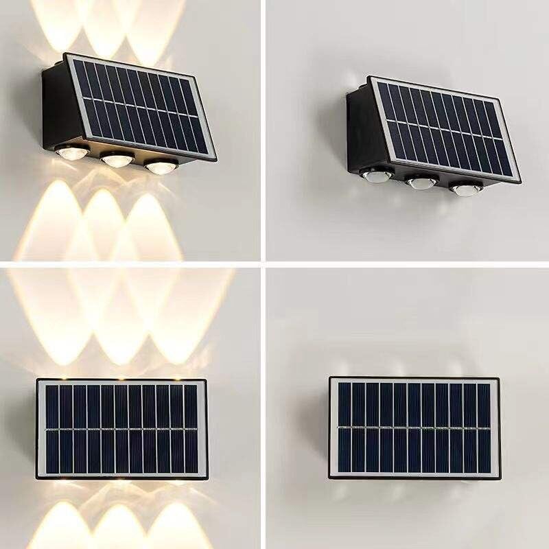 Luces Panel Solar 6 Bombillas