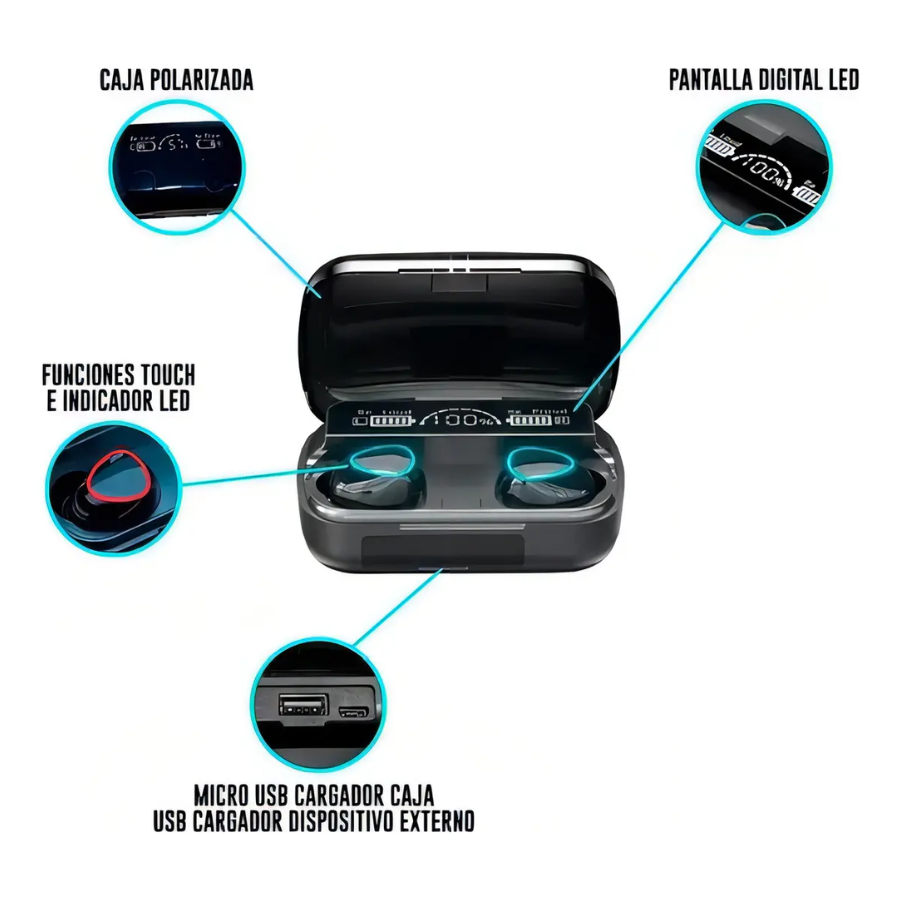 AUDIFONOS BLUETOOTH M10