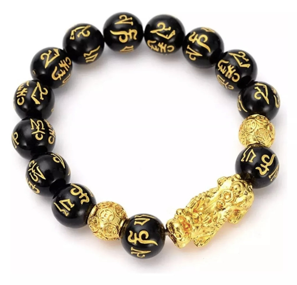 Pulsera Feng Shui  Obsidiana
