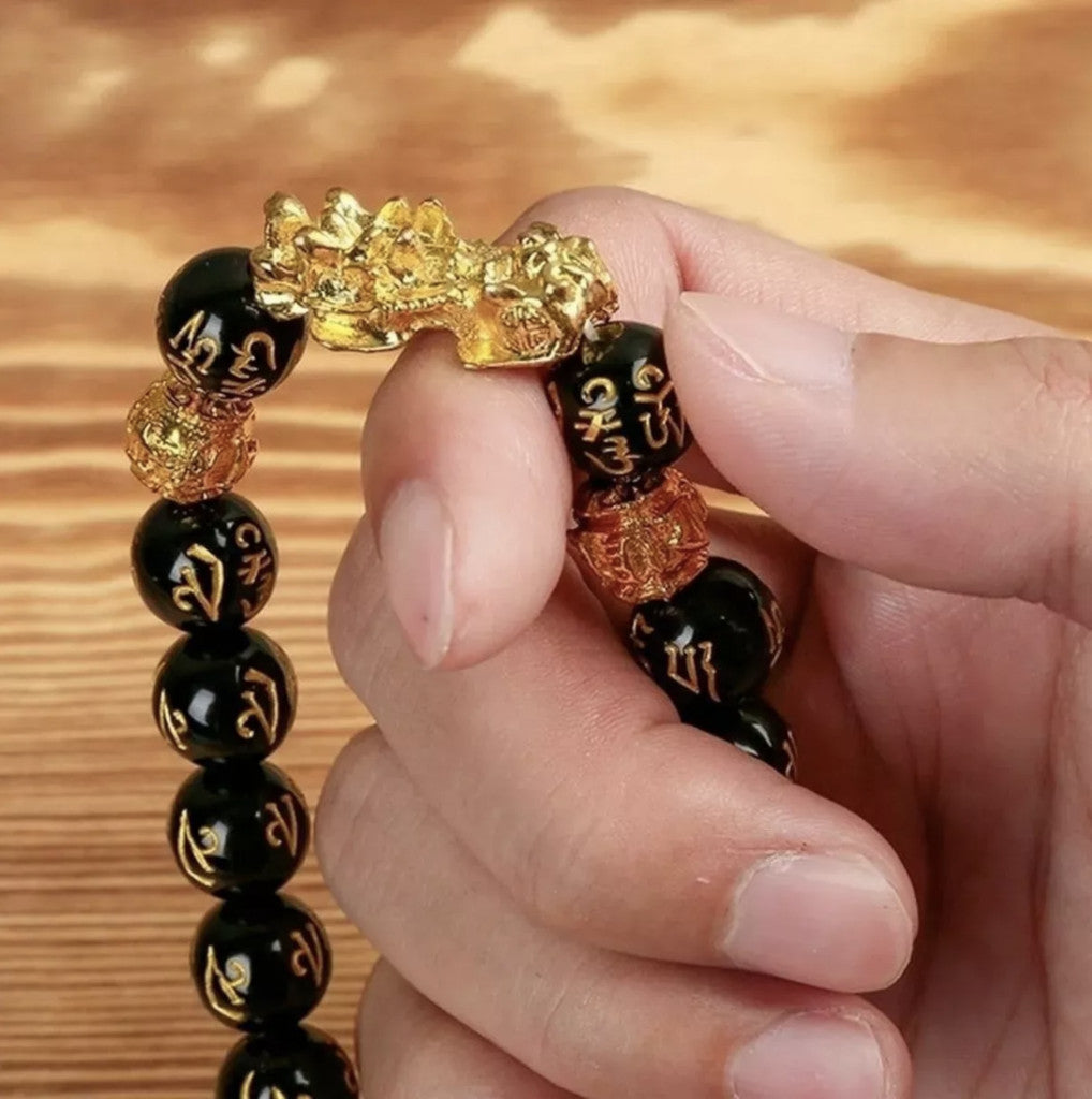 Pulsera Feng Shui  Obsidiana