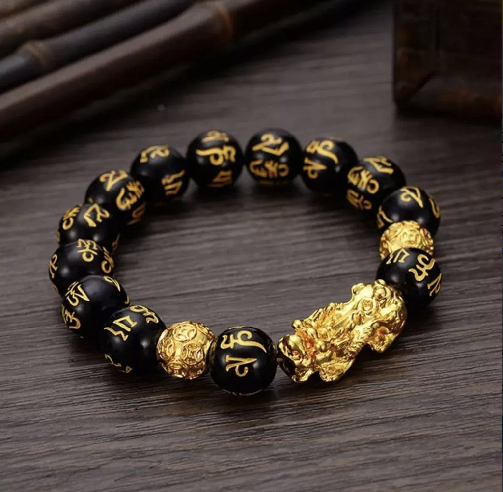 Pulsera Feng Shui  Obsidiana