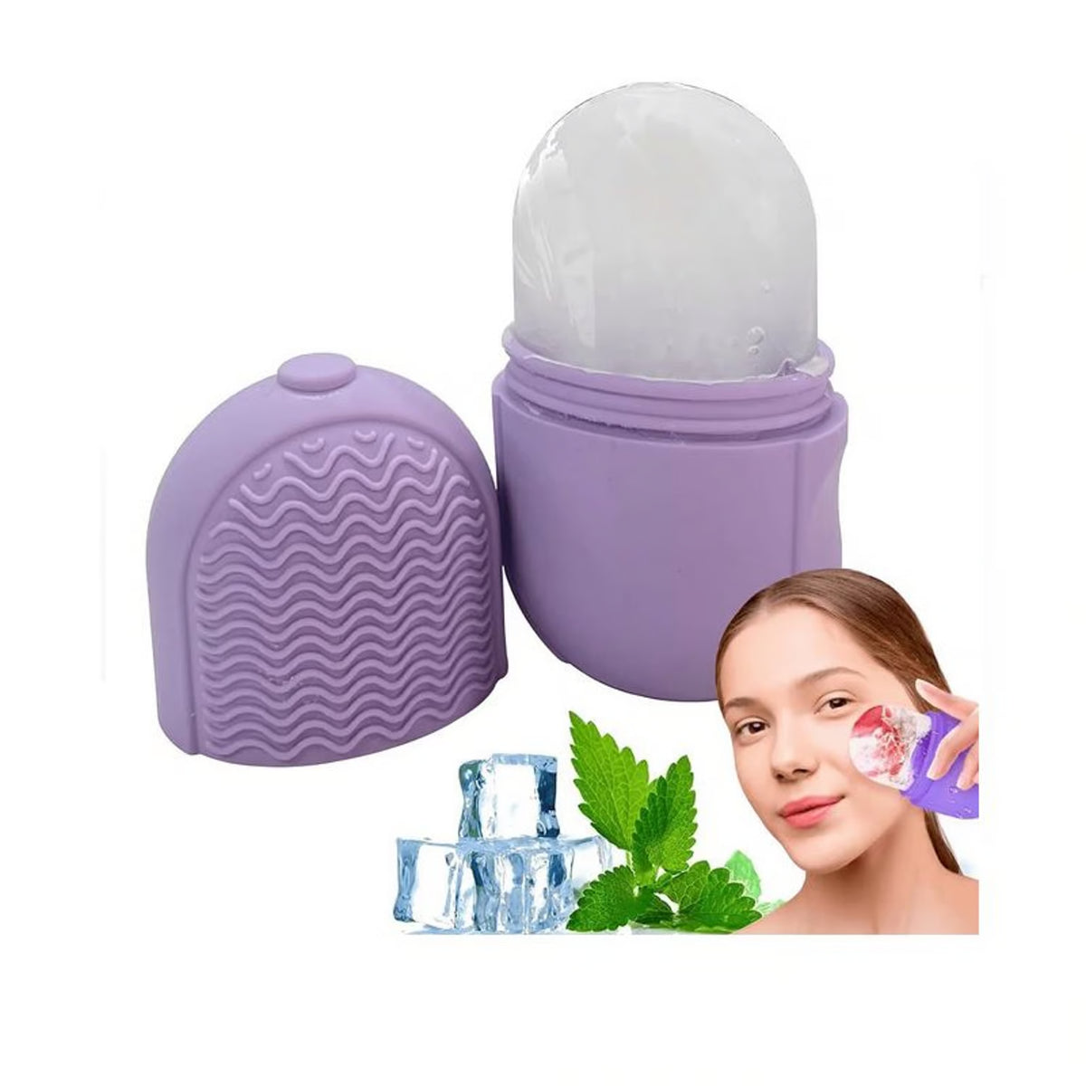 Combo Molde Hielo + Balaca de Maquillaje