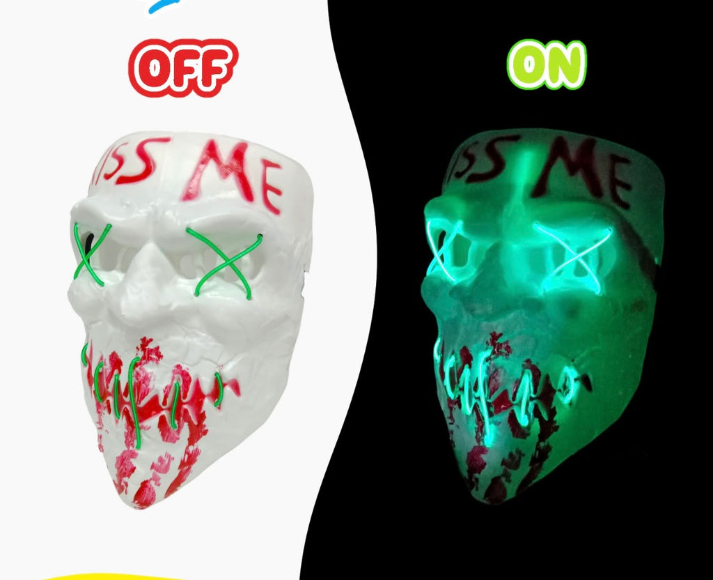 Máscaras con luz halloween motivos dife