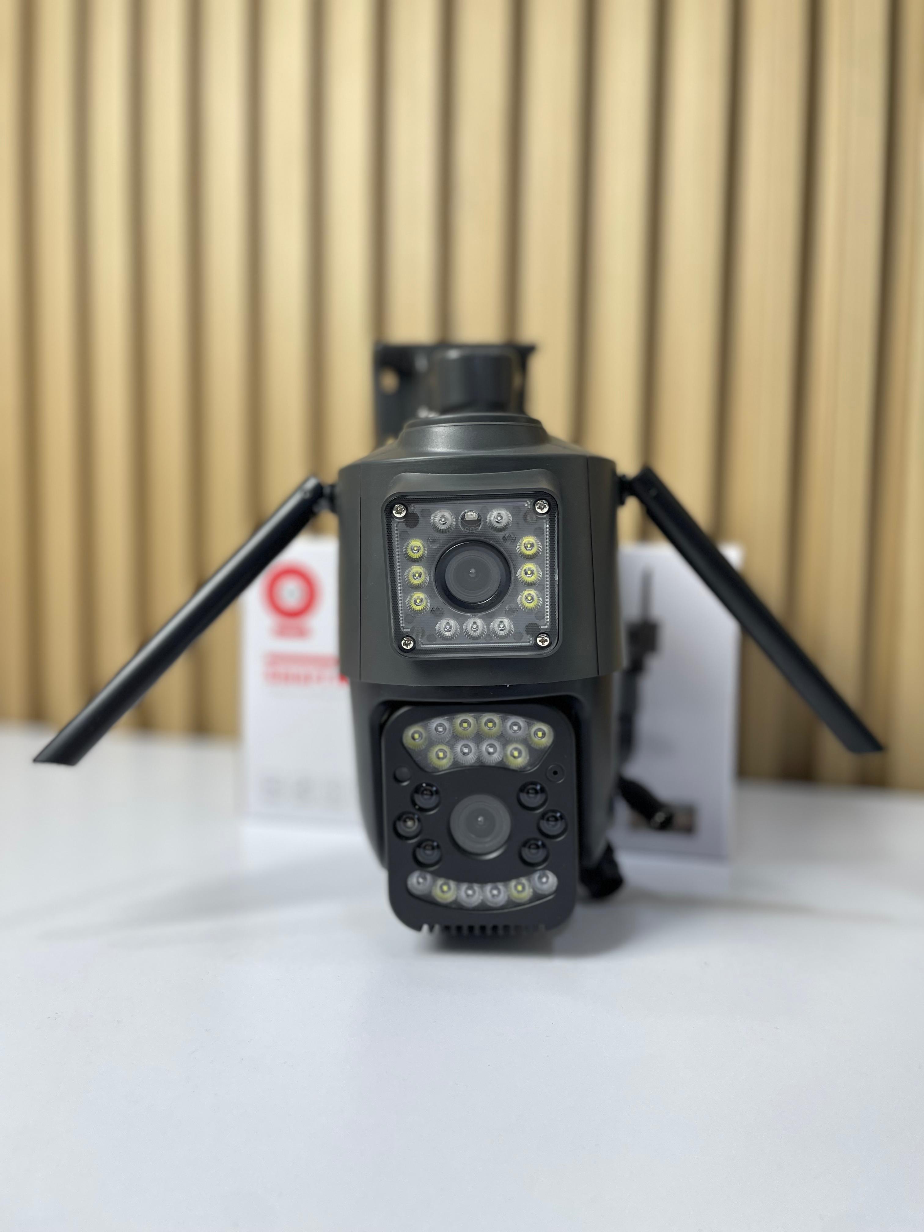 Camara Exterior Doble Lente PTZ 2 Antena
