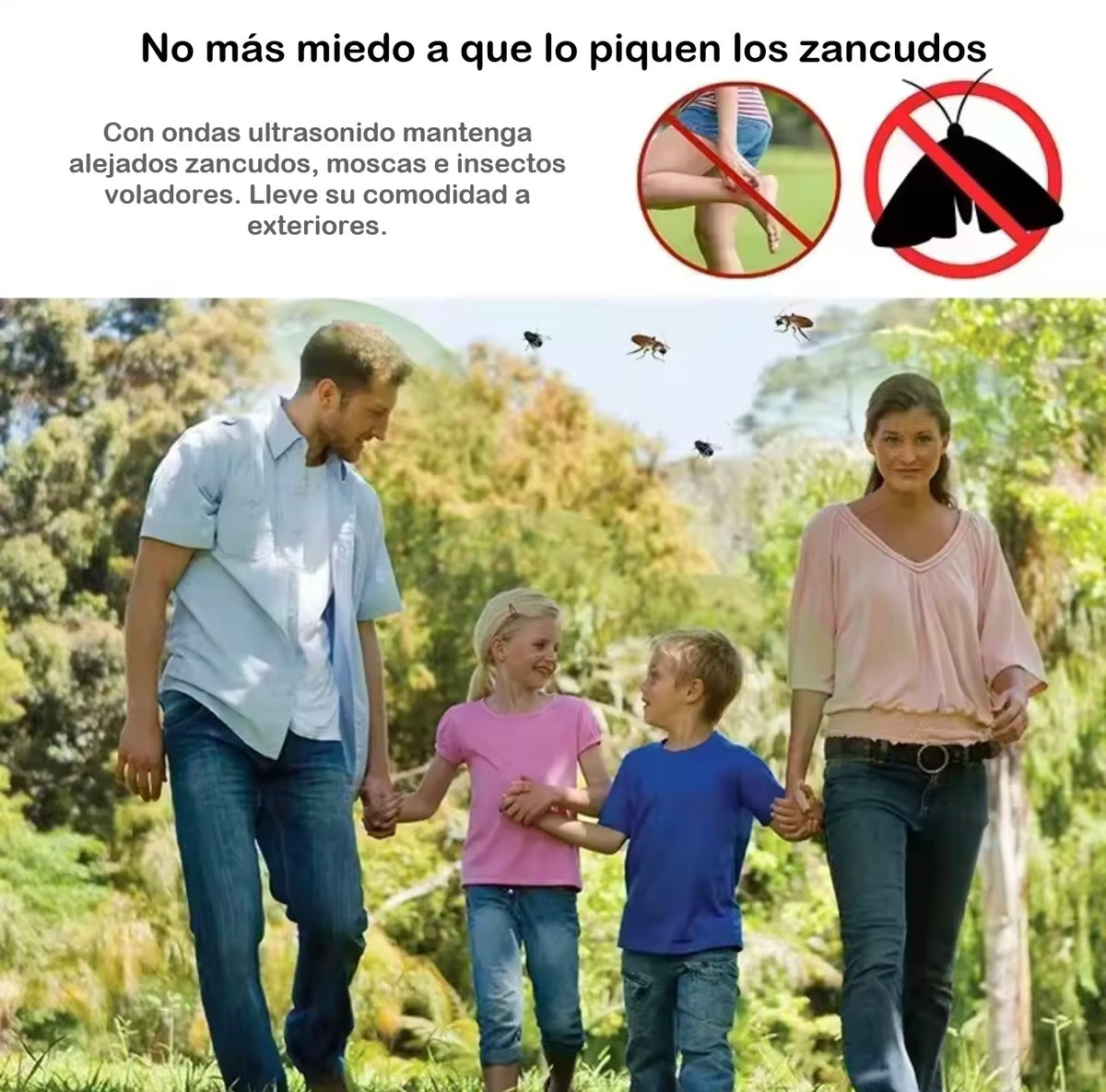PULSERA REPELENTE MOSQUITOS ULTRASONICA