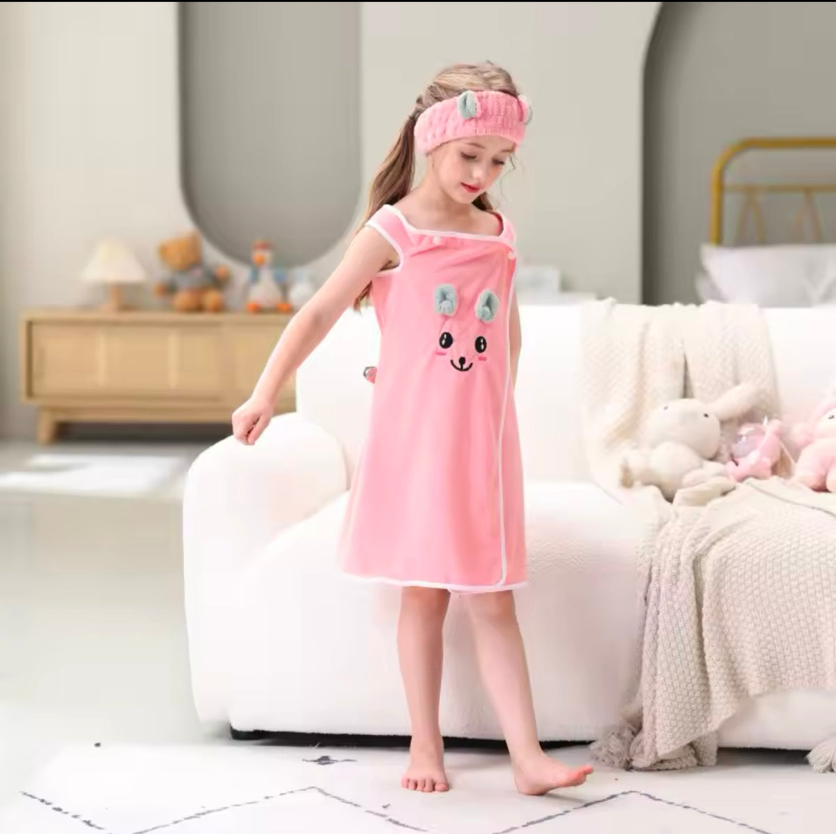 TOALLA BATA CON BALACA NIÑAS