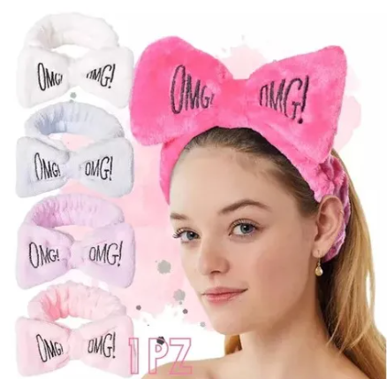 BALACA DIADEMA DESMAQUILLANTE OMG