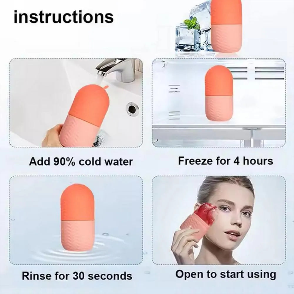 Rodillo De Hielo Facial
