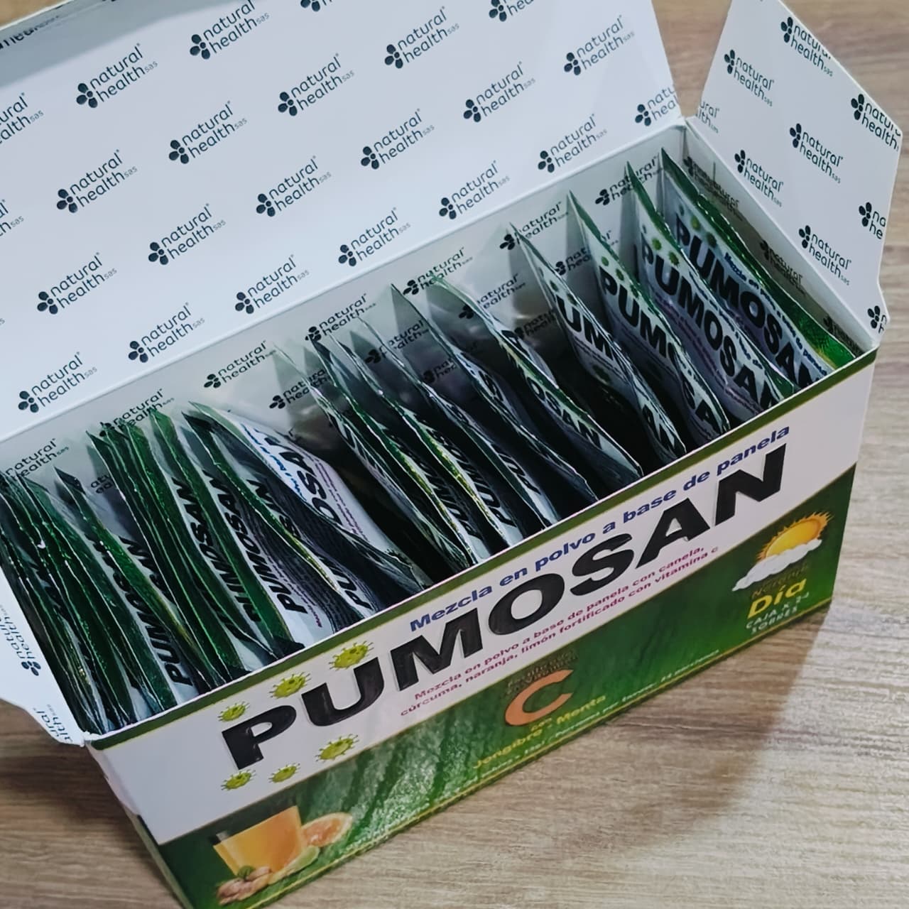 PUMOSAN DÍA CAJA x 24 sobres INVIMA