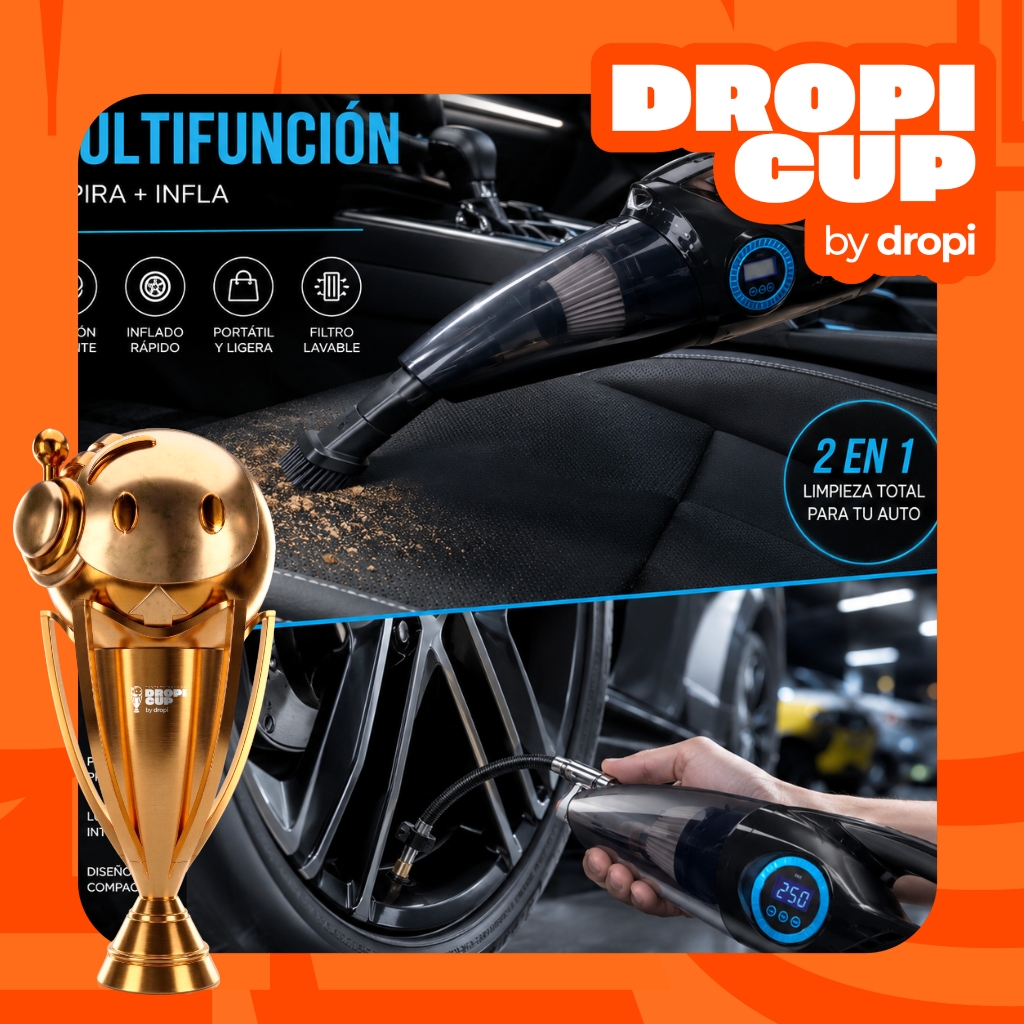Aspiradora Portatil Automovil Dropi Cup