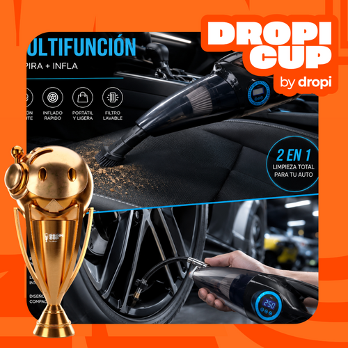 Aspiradora Portatil Automovil Dropi Cup