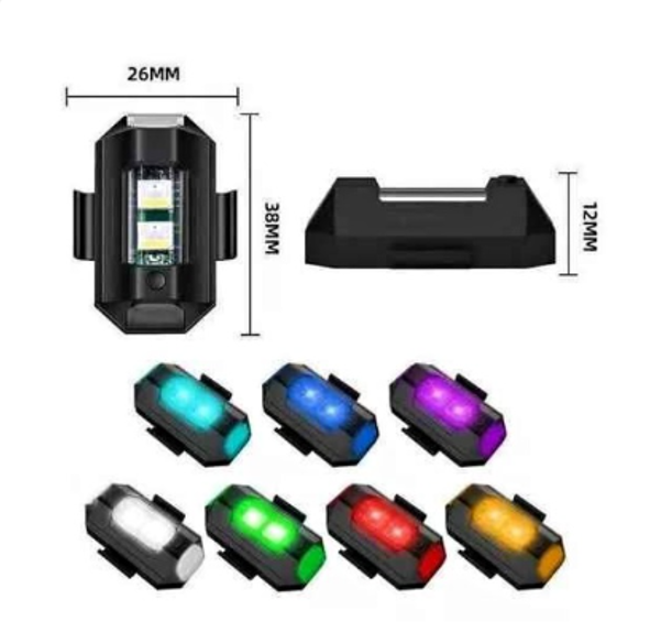 PAR DE LUCES LED CON CONTROL INF