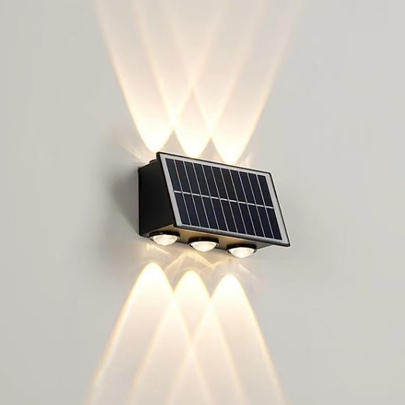Luces Panel Solar 6 Bombillas