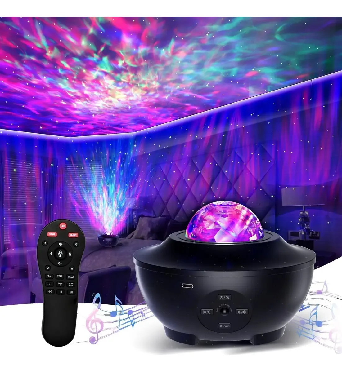 Lampara Proyector Galaxia