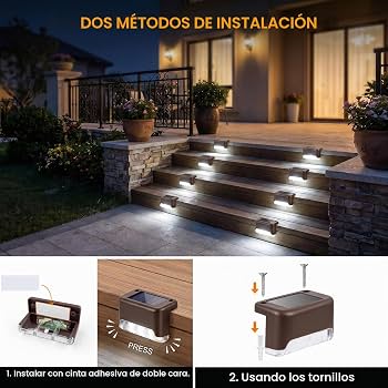MINI LAMPARAS SOLARES ESQUINEROS X4