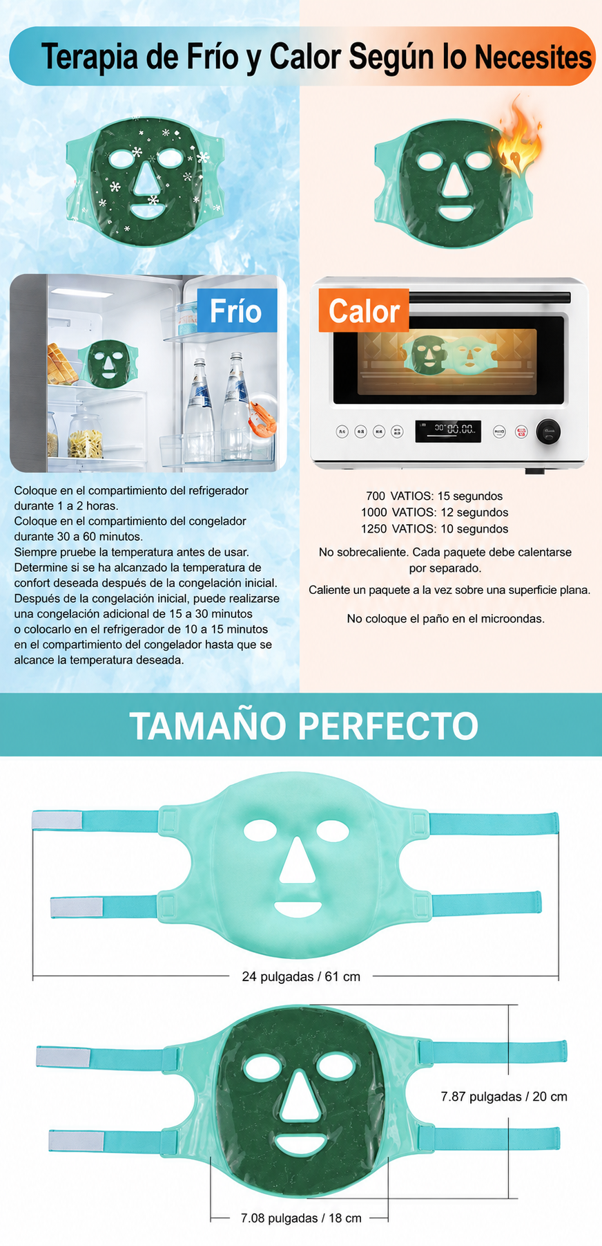 Mascara Facial De Enfriamiento