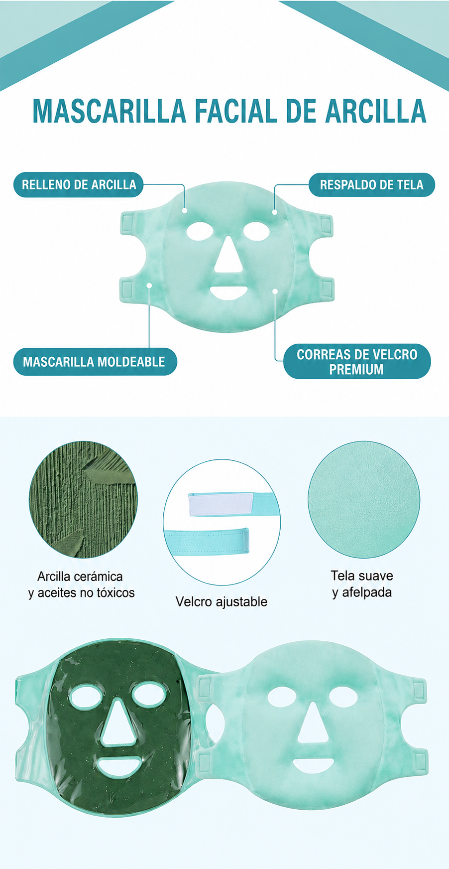 Mascara Facial De Enfriamiento