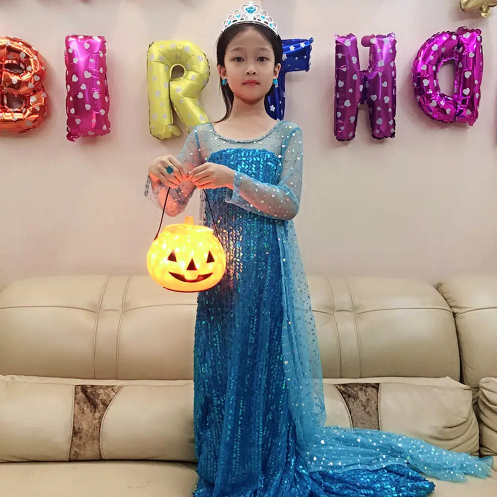 Balde Calabaza Halloween Con Luces Led Y Sonido