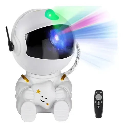Mini astronauta proyector de galaxia