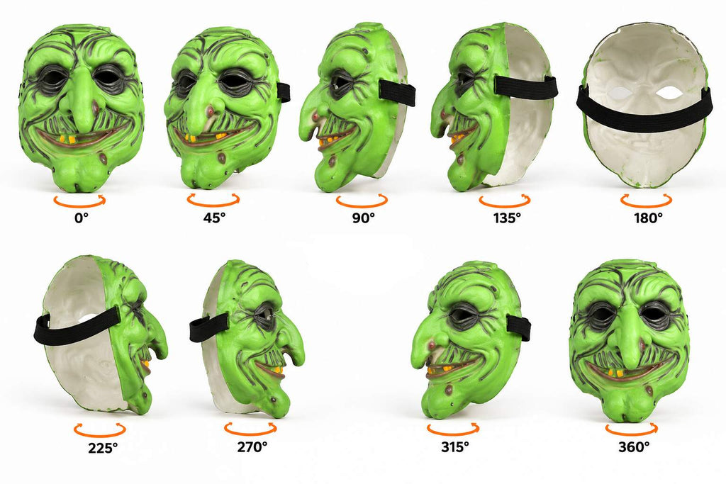 Máscara de Bruja Verde –Edición Hallowen