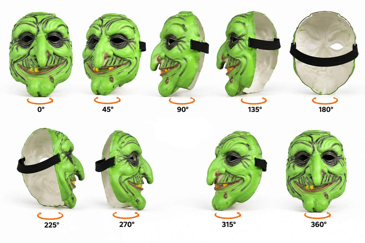 Máscara de Bruja Verde –Edición Hallowen